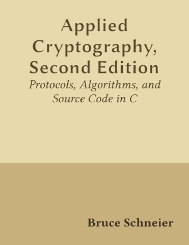 Portada de Applied Cryptography (2nd Edition)