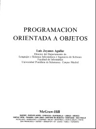 Portada de Programación Orientada a Objetos