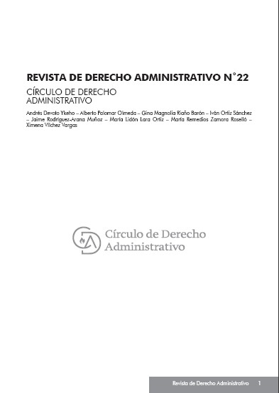 Portada de Revista de Derecho Administrativo